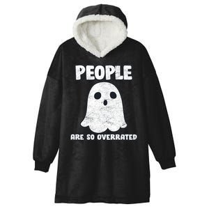 People Are So Overrated  Hooded Wearable Blanket