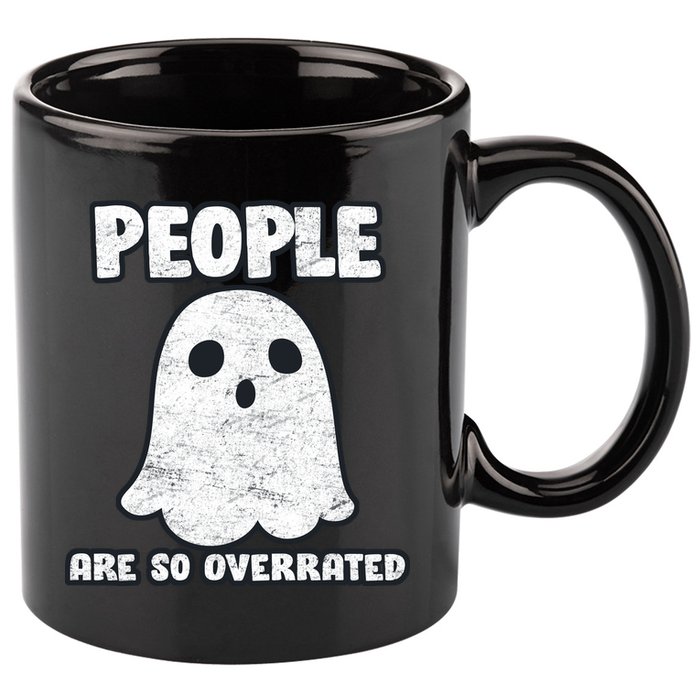 People Are So Overrated  11oz C Handle Ceramic Mug