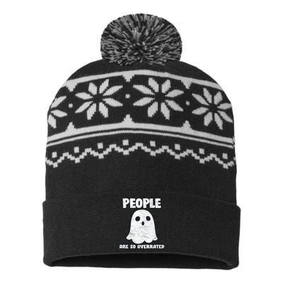 People Are So Overrated  USA-Made Snowflake Beanie