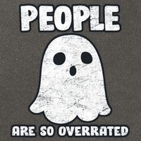 People Are So Overrated  Cotton Canvas Backpack