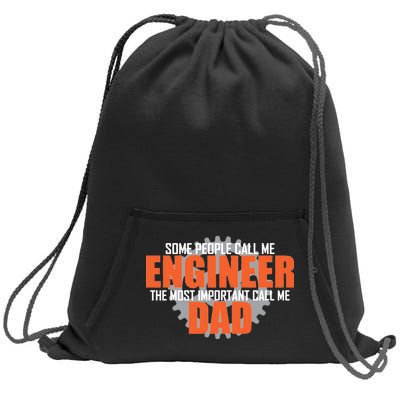 People Call Me Engineer Dad Sweatshirt Cinch Pack Bag