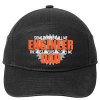 People Call Me Engineer Dad 7-Panel Snapback Hat