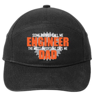 People Call Me Engineer Dad 7-Panel Snapback Hat