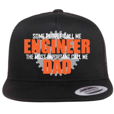 People Call Me Engineer Dad Flat Bill Trucker Hat