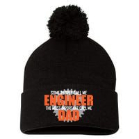 People Call Me Engineer Dad Pom Pom 12in Knit Beanie