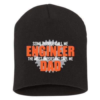 People Call Me Engineer Dad Short Acrylic Beanie