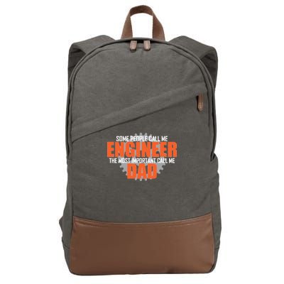 People Call Me Engineer Dad Cotton Canvas Backpack