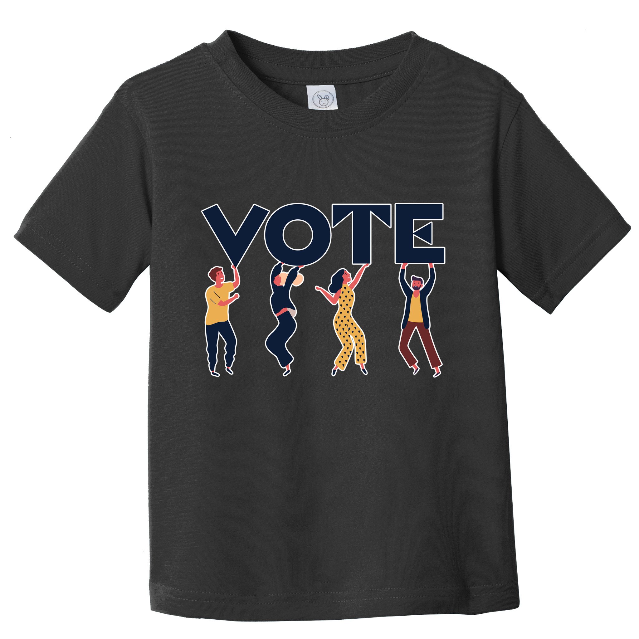 People Holding VOTE Letters Blue And Gold version Toddler T-Shirt