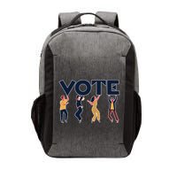 People Holding VOTE Letters Blue And Gold version Vector Backpack