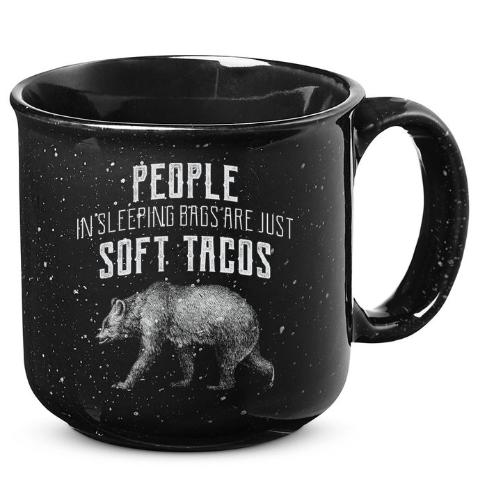 People Sleeping Are Just Soft Tacos 15oz Campfire Ceramic Mug
