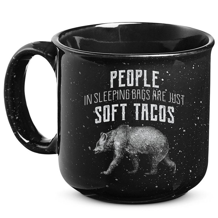 People Sleeping Are Just Soft Tacos 15oz Campfire Ceramic Mug
