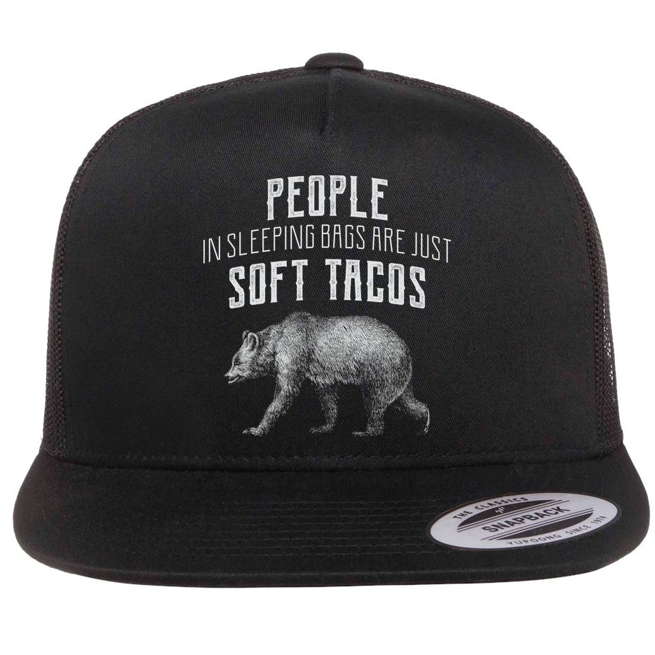 People Sleeping Are Just Soft Tacos Flat Bill Trucker Hat