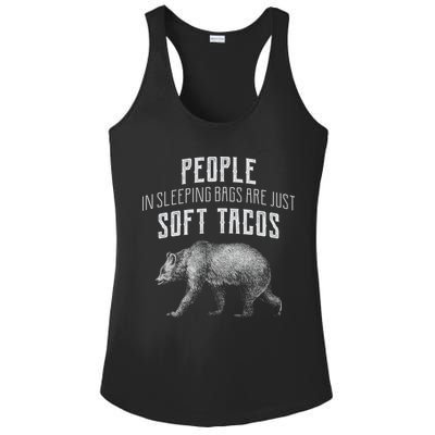 People Sleeping Are Just Soft Tacos Ladies PosiCharge Competitor Racerback Tank