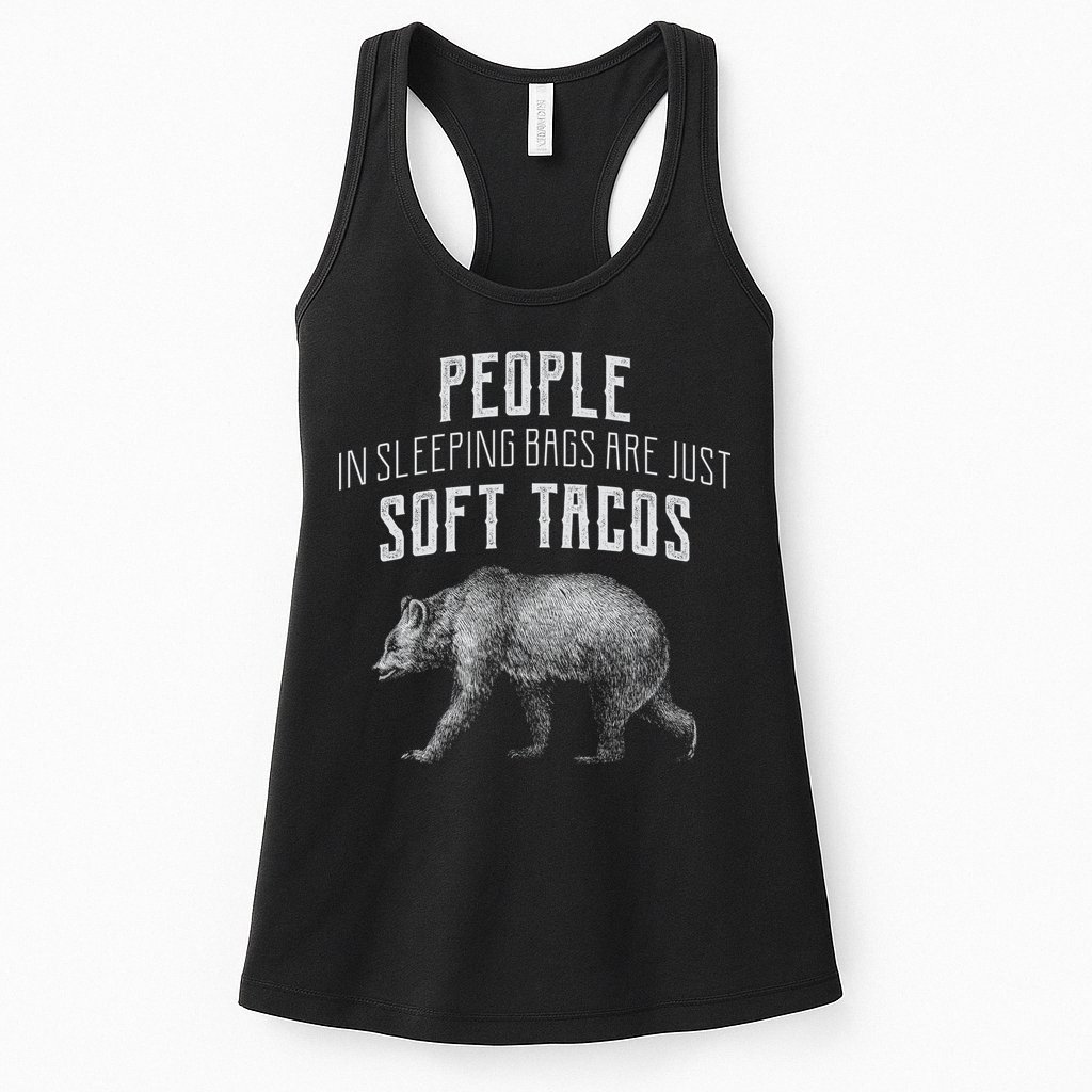 People Sleeping Are Just Soft Tacos Womens Tank Top