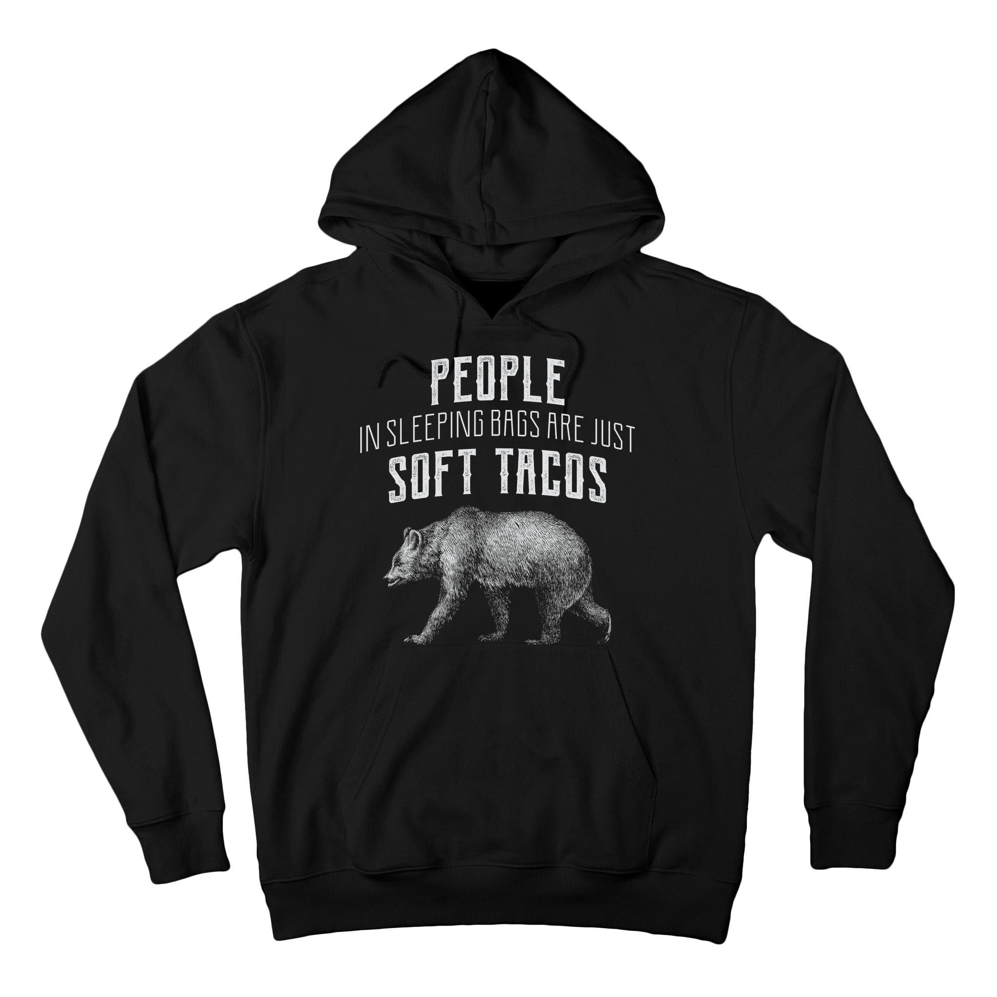People Sleeping Are Just Soft Tacos Tall Hoodie