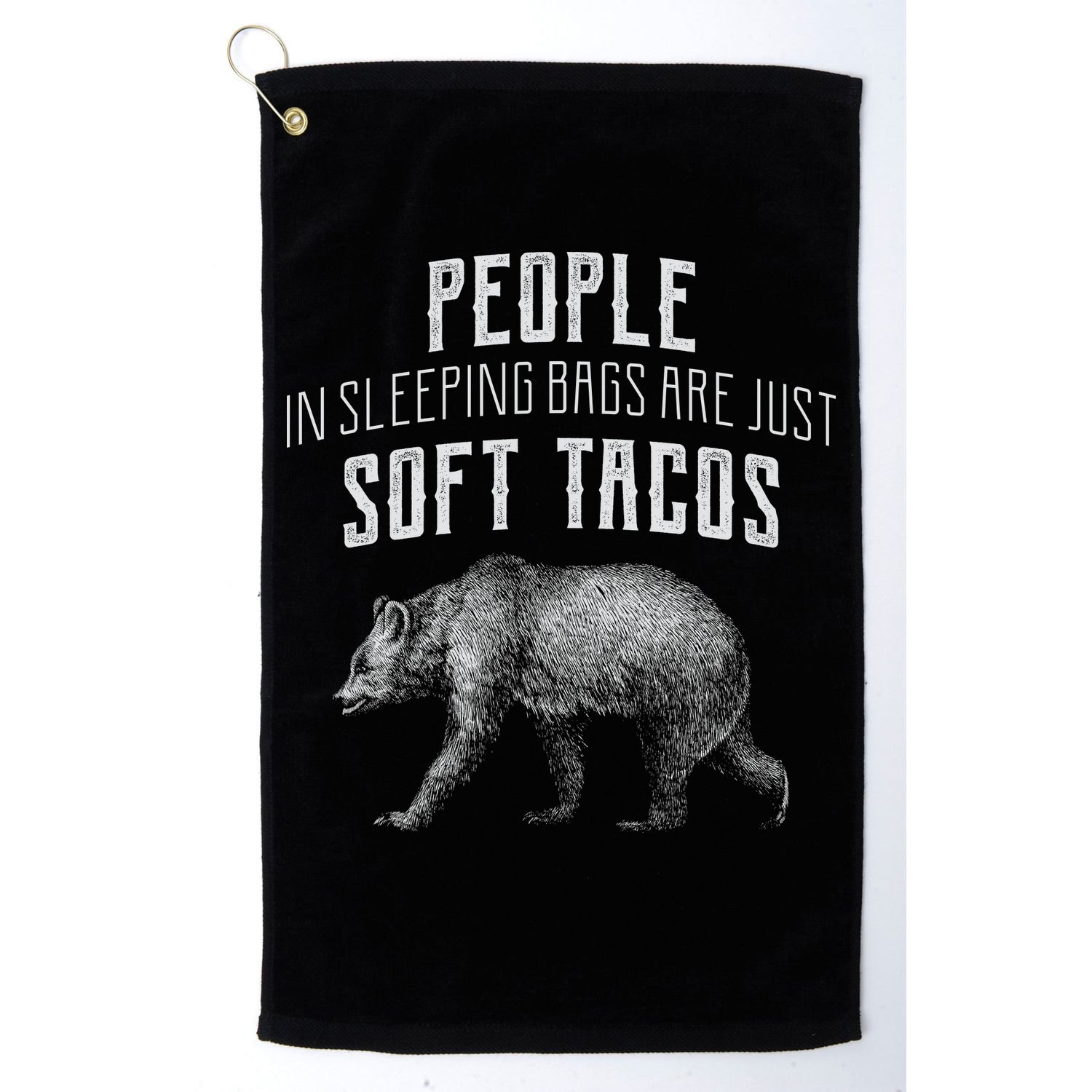 People Sleeping Are Just Soft Tacos Golf Towel