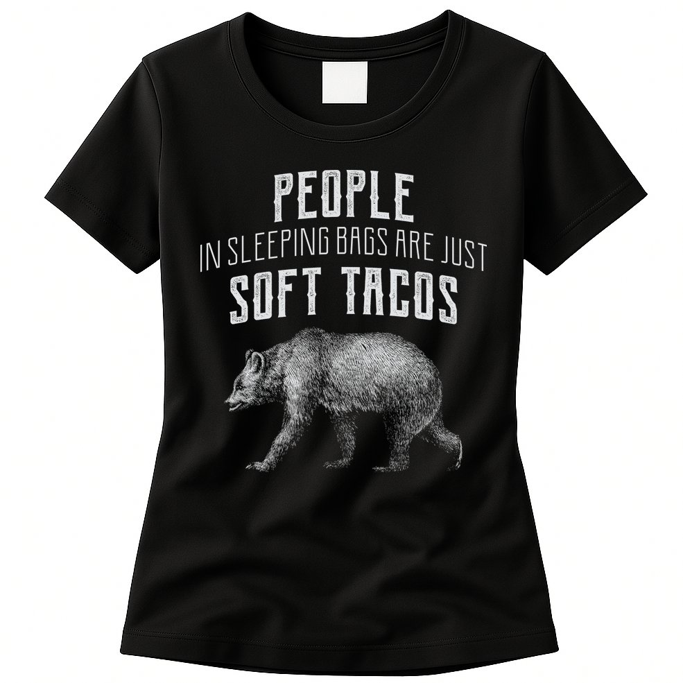 People Sleeping Are Just Soft Tacos Womens T-Shirt