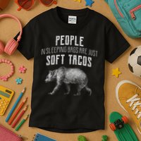 People Sleeping Are Just Soft Tacos Kids T-Shirt