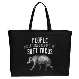 People Sleeping Are Just Soft Tacos Cotton Canvas Jumbo Tote