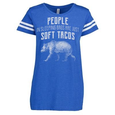 People Sleeping Are Just Soft Tacos Enza Ladies Jersey Football T-Shirt