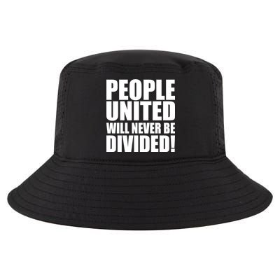 People United Will Never Be Divided! Anti Donald Trump Cool Comfort Performance Bucket Hat