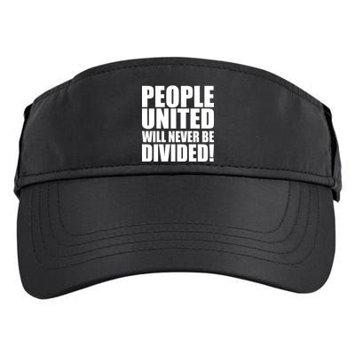 People United Will Never Be Divided! Anti Trump Adult Drive Performance Visor