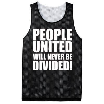 People United Will Never Be Divided! Anti Trump Mesh Reversible Basketball Jersey Tank