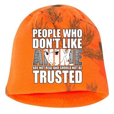 People Who Don't Like Anime Kati - Camo Knit Beanie