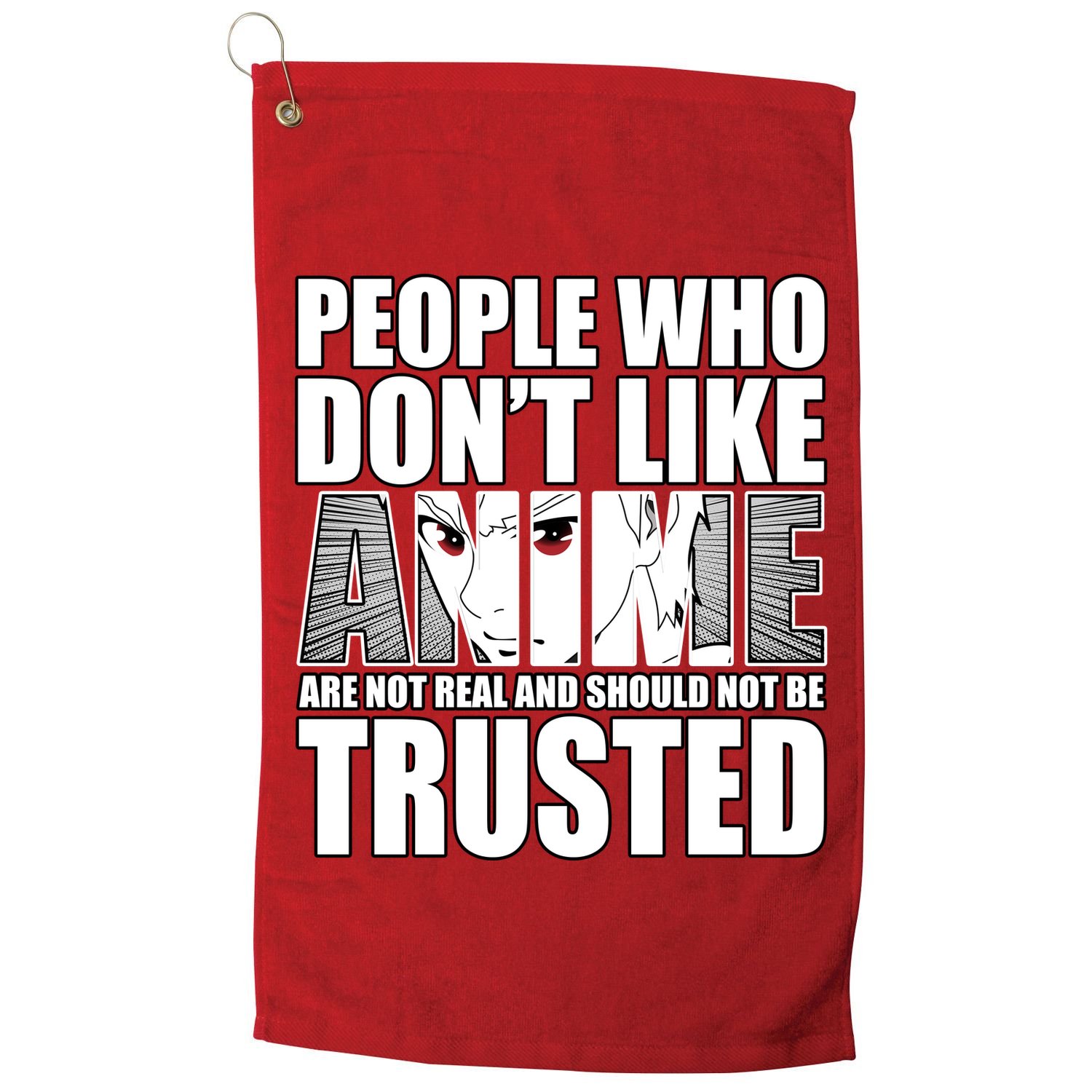 People Who Don't Like Anime Golf Towel