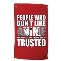 People Who Don't Like Anime Platinum Collection Golf Towel