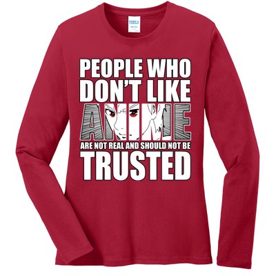 People Who Don't Like Anime Ladies Long Sleeve Shirt