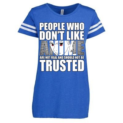 People Who Don't Like Anime Enza Ladies Jersey Football T-Shirt