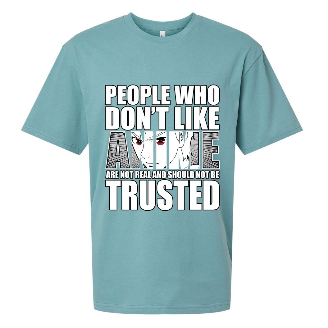 People Who Don't Like Anime Sueded Cloud Jersey T-Shirt
