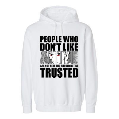 People Who Don't Like Anime Garment-Dyed Fleece Hoodie