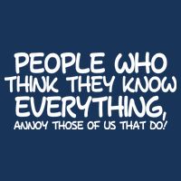 People Who Think They Know Everything Cool Comfort Performance Bucket Hat