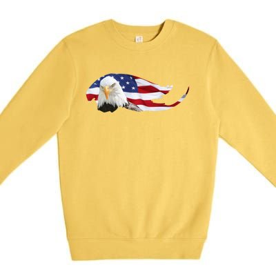 Patriotic Eagle Premium Crewneck Sweatshirt