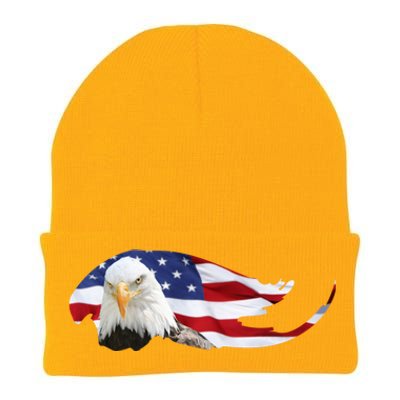 Patriotic Eagle Knit Cap Winter Beanie