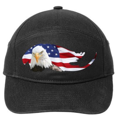 Patriotic Eagle 7-Panel Snapback Hat