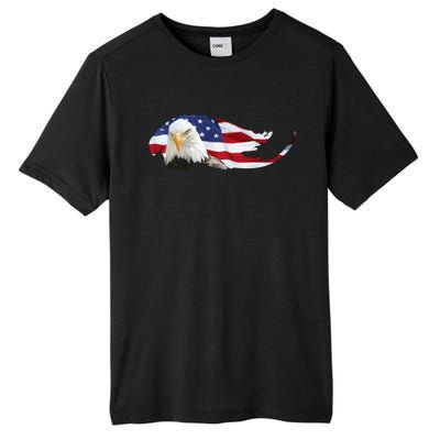 Patriotic Eagle Tall Fusion ChromaSoft Performance T-Shirt