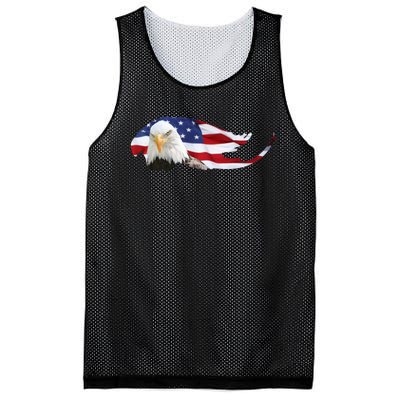 Patriotic Eagle Mesh Reversible Basketball Jersey Tank