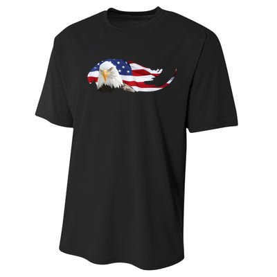 Patriotic Eagle Performance Sprint T-Shirt