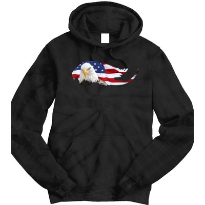 Patriotic Eagle Tie Dye Hoodie