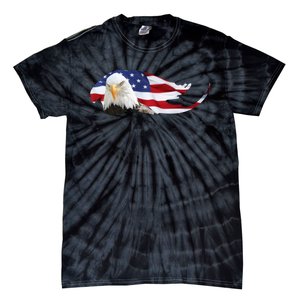 Patriotic Eagle Tie-Dye T-Shirt