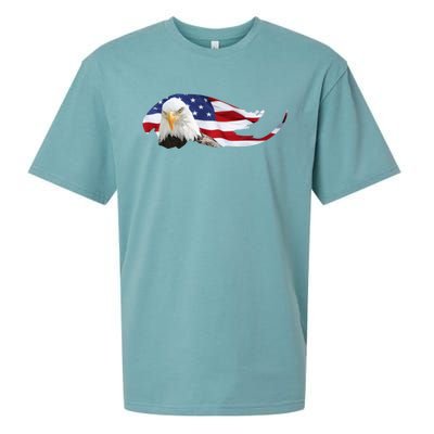 Patriotic Eagle Sueded Cloud Jersey T-Shirt