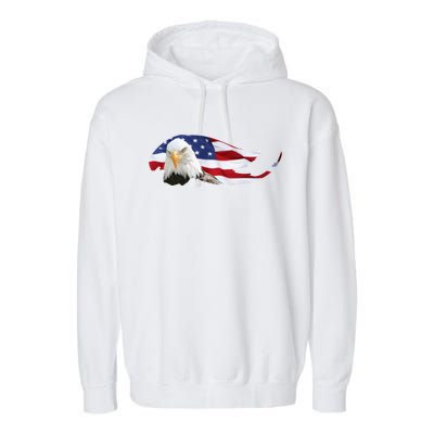 Patriotic Eagle Garment-Dyed Fleece Hoodie