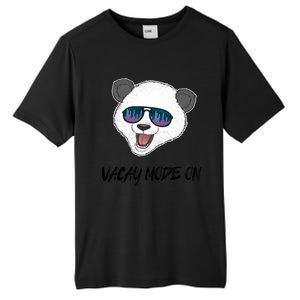 Panda Equalizer Party Rave Techno Vacation Vacay Mode On Gift Tall Fusion ChromaSoft Performance T-Shirt