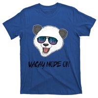 Panda Equalizer Party Rave Techno Vacation Vacay Mode On Gift T-Shirt