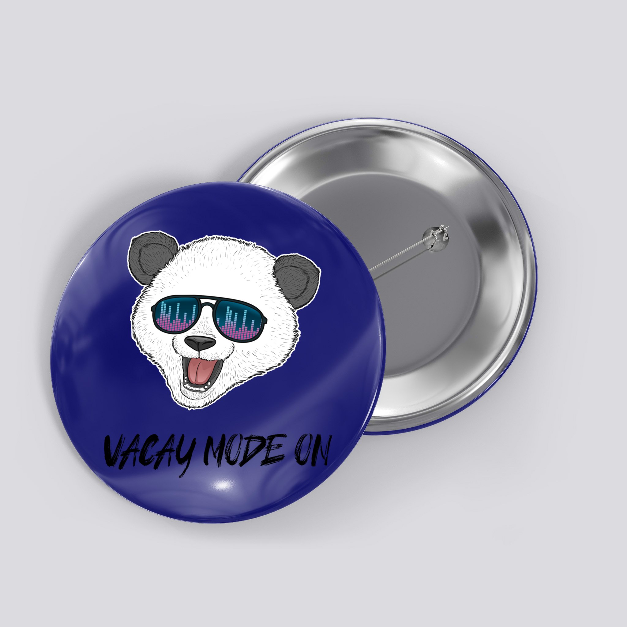 Panda Equalizer Party Rave Techno Vacation Vacay Mode On Gift Button