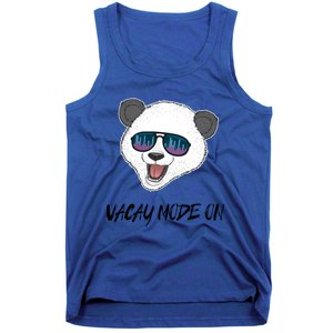 Panda Equalizer Party Rave Techno Vacation Vacay Mode On Gift Tank Top