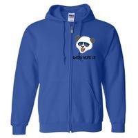 Panda Equalizer Party Rave Techno Vacation Vacay Mode On Gift Full Zip Hoodie